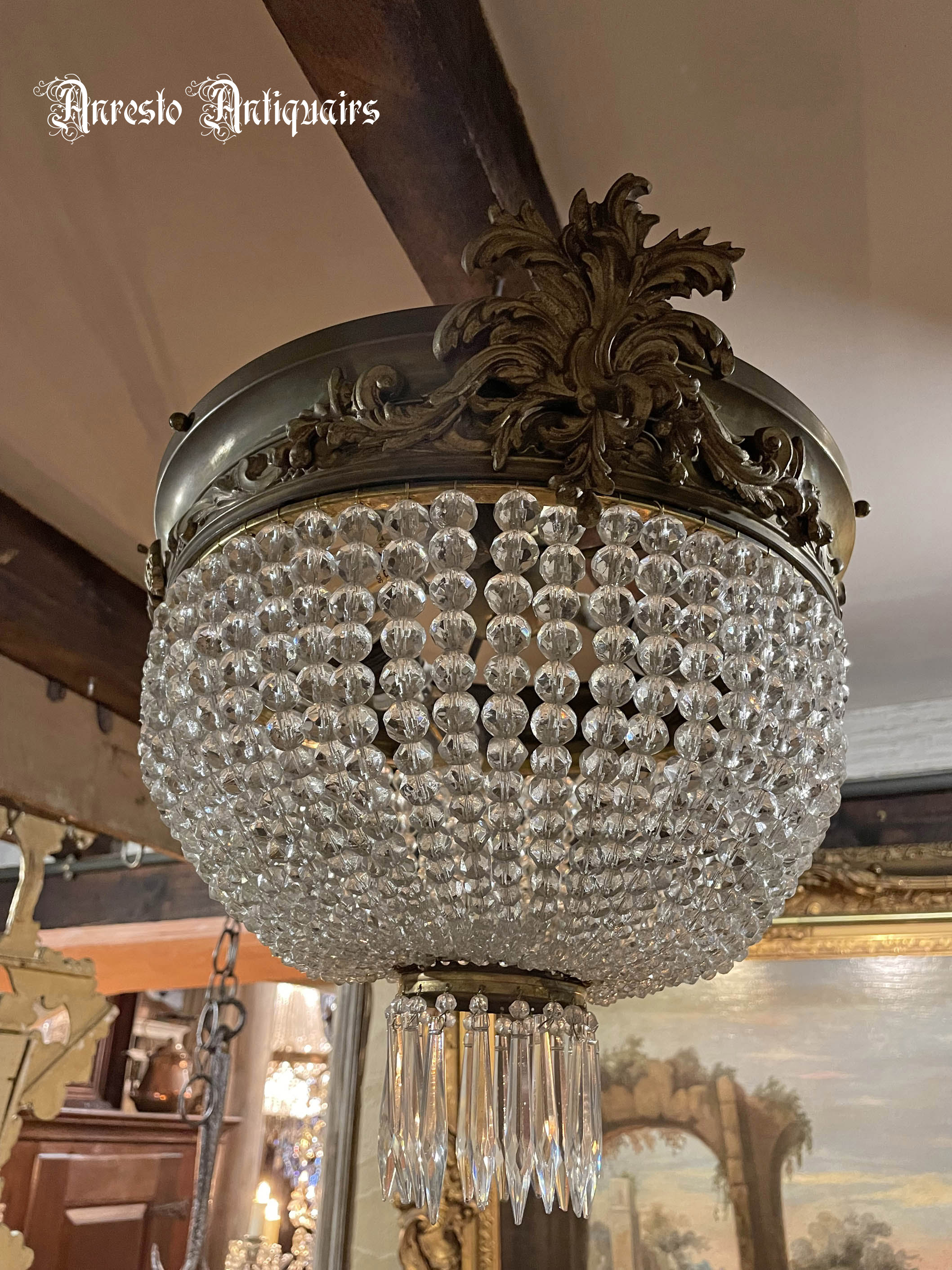 Antieke Franse plafonniere