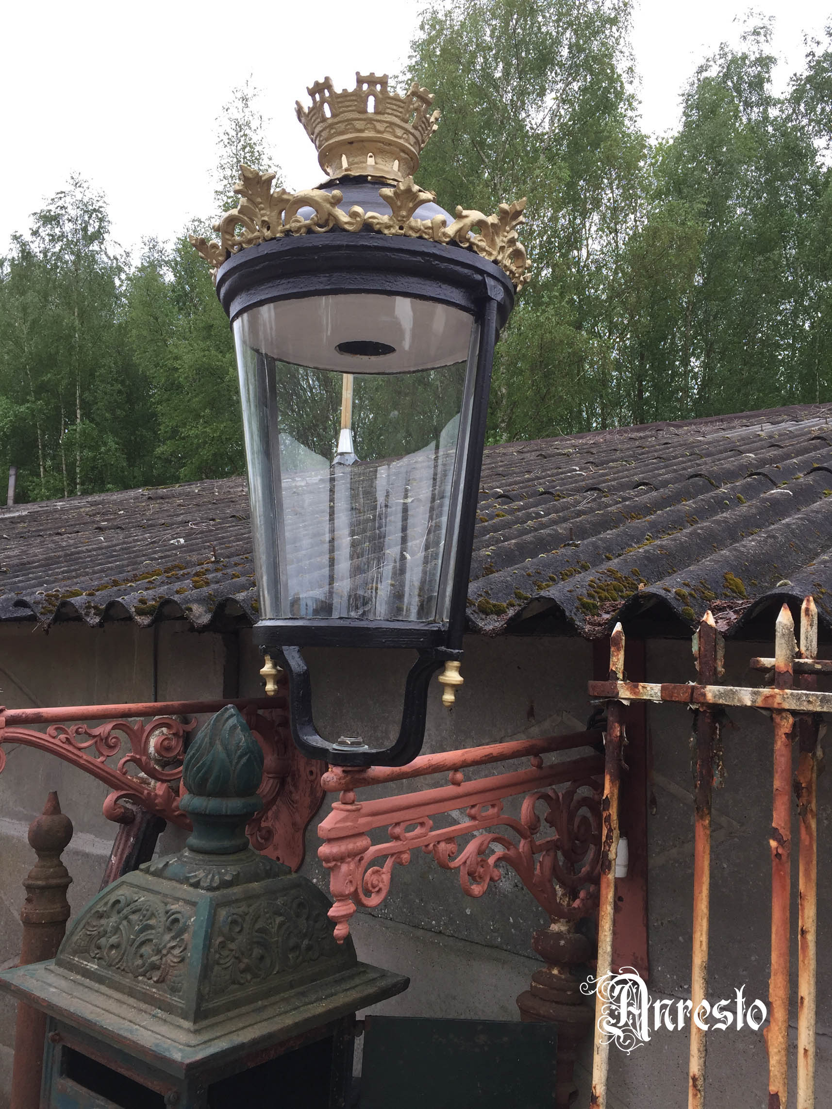 Brawl Dakloos radioactiviteit Antieke Tuinlampen Buitenverlichting Lantaarns: ANRESTO Antiek  tuinverlichting, Lantaarnpalen buitenlampen antieke lantaarns