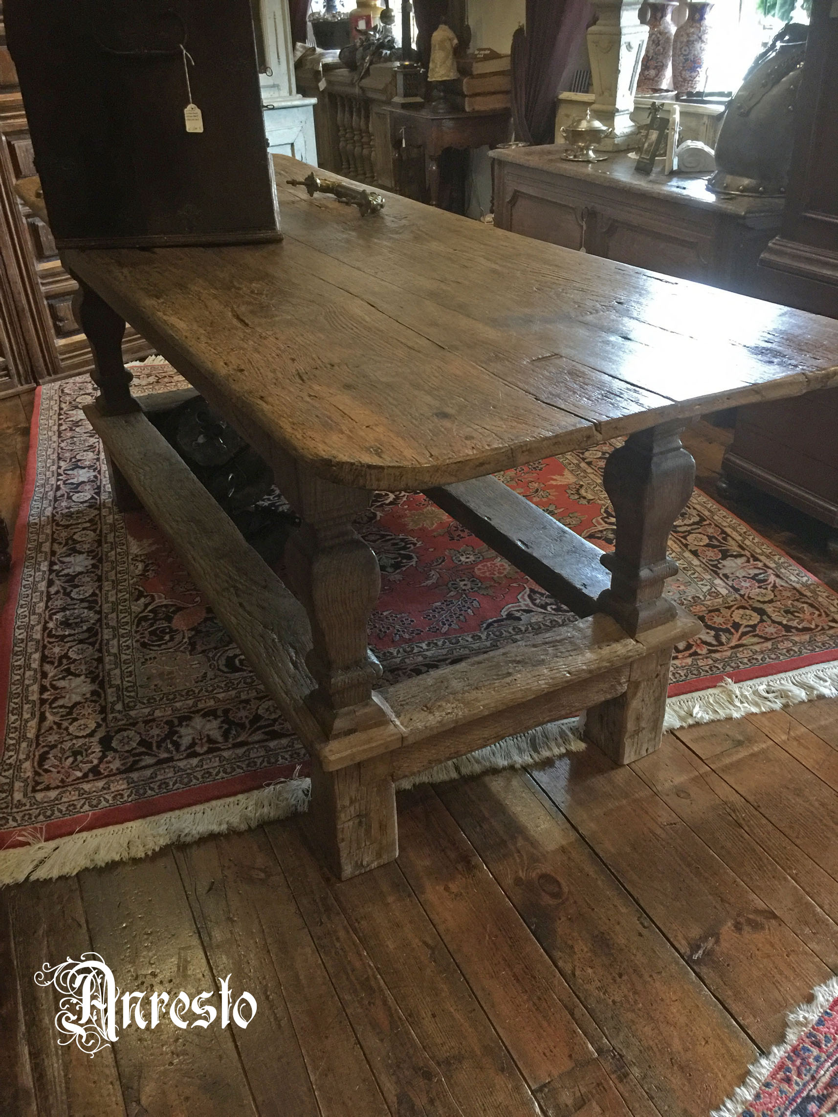 Antieke landelijke tafel