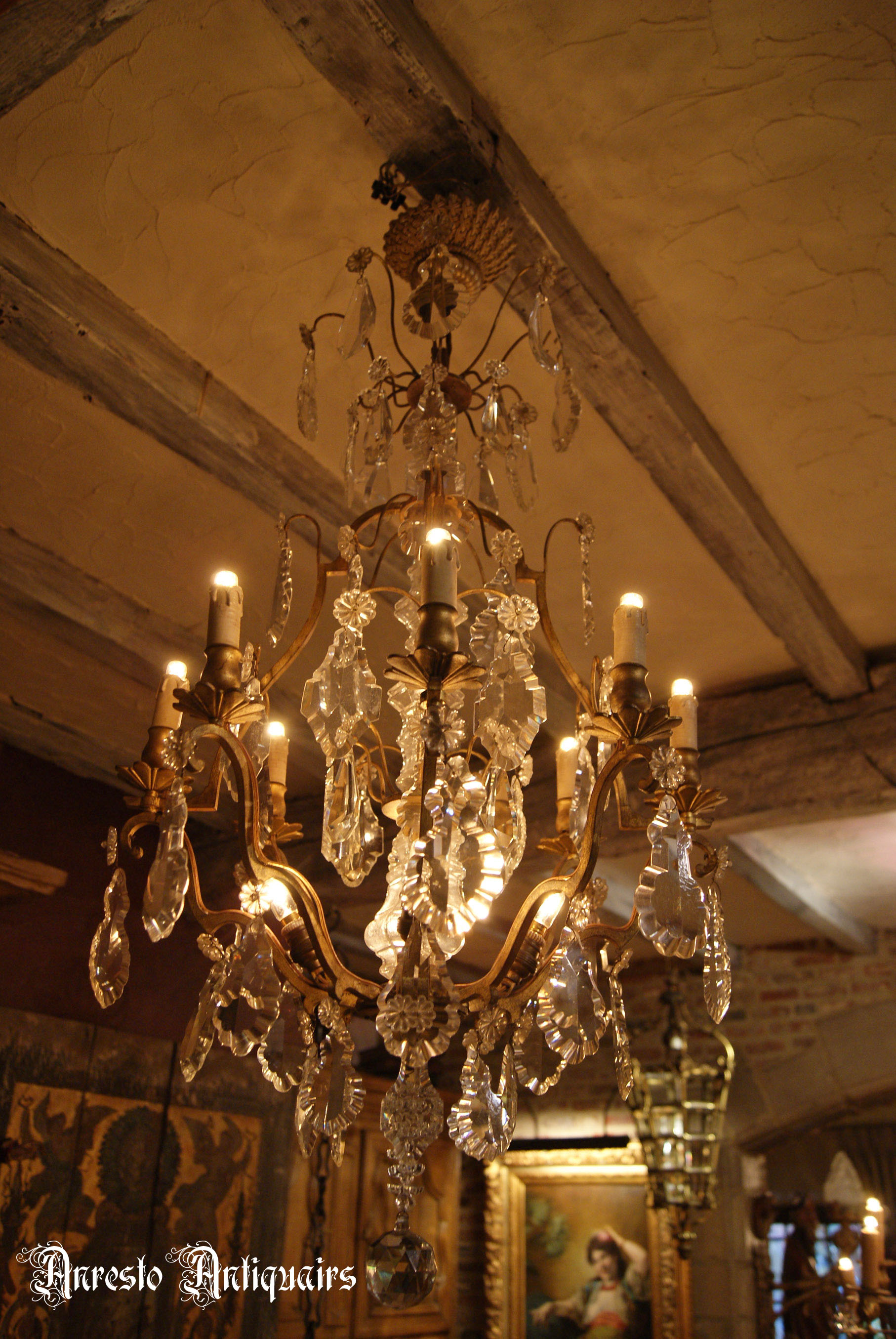 Antieke Franse hanglamp
