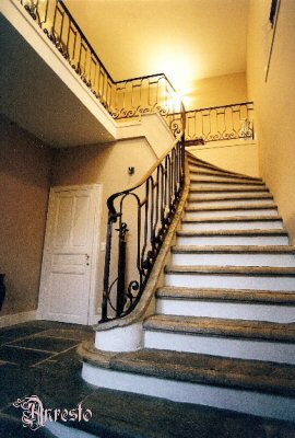 antieke Franse trap 17e eeuws
